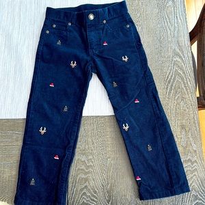 Janie & Jack Corduroy Holiday Pant